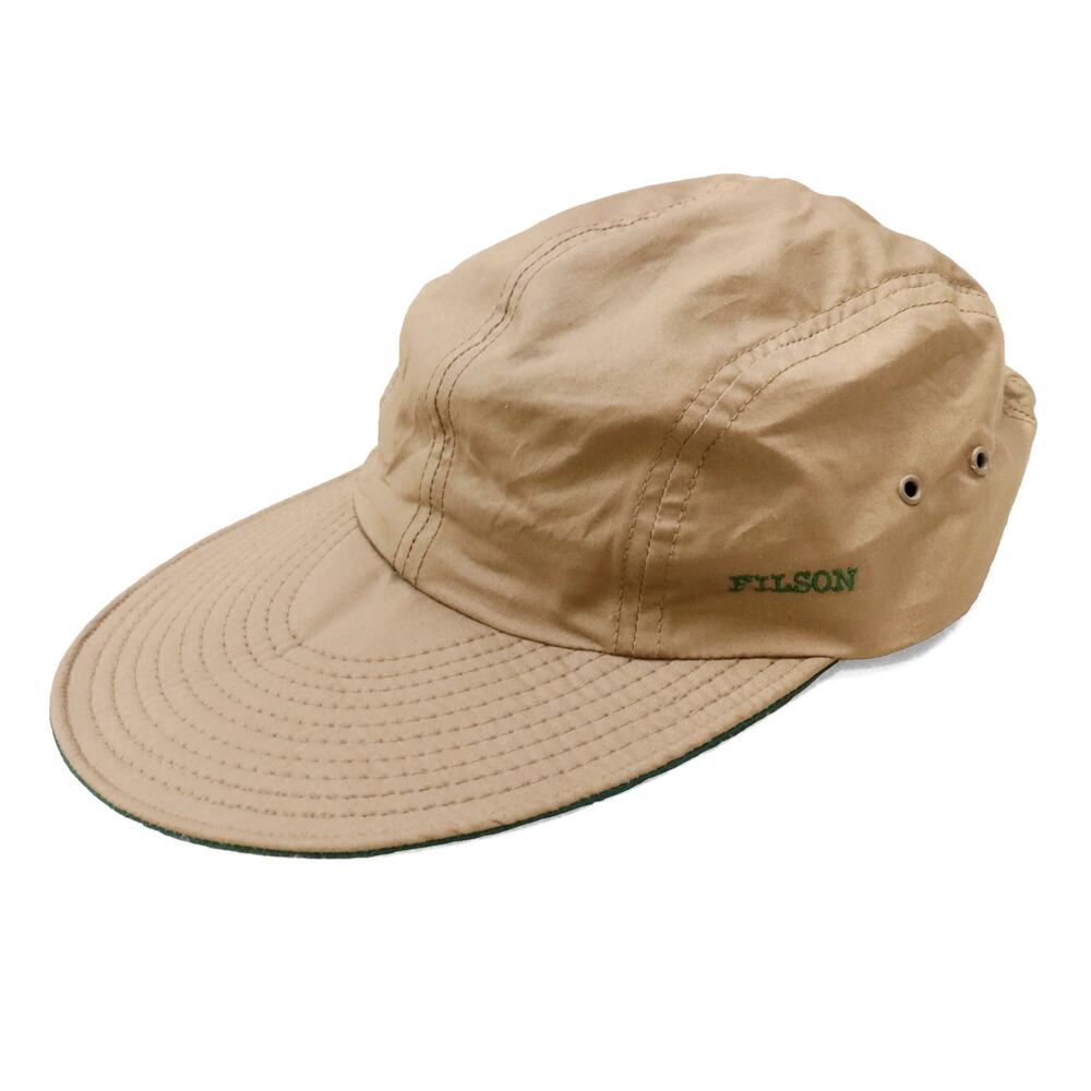 Vintage Filson Brown Hat adjustable long bill fishing